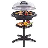 Cloer 6789 Barbecue-Grill, Indoor & Outdoor, Standgrill & Tischgrill mit integriertem...