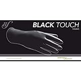 Hercules Sägemann Spezial-Schutz-Handschuhe für Friseure Black Touch Größe M, 10...