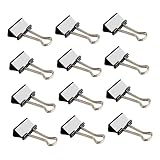 Cabilock 12 Stück Teiliges Metall binder clip Praktischem zum Aufhängen Vielseitige...