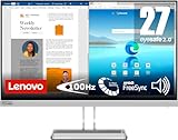 Lenovo L27i-40 Monitor | 27 Zoll | FHD | 1920x1080 | 100Hz | 300 nits | 4ms Reaktionszeit...