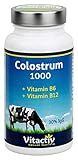 COLOSTRUM 1000 mg, natürliches Colostrum mit Vitamin B6 und B12, zur Normalisierung des...