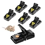 Fengyang 6Pcs Mausefalle, Rattenfalle Schlagfallen, Mausefalle Schlagfalle Testsieger,...