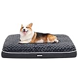 HMTOPE Orthopädisches Hundebett, Hundematte im Doppelstock-Design, Waschbar...
