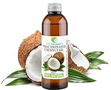 Fraktioniertes Kokosöl (Natural Fractionated Coconut Oil) – 100 ml – rein,...