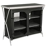 CampFeuer Campingschrank faltbar | 110 cm x 47 cm x 90 cm | Campingküche mit 2...