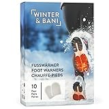 Winter & Bani Wärmepads 10 x 2 Stück – 8 Stunden warme Füsse – Extra...