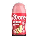 MORE Zerup, Red Apple, 65 ml, für bis zu 8 l Fertiggetränk, zuckerfreier Sirup mit...