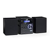 auna MC-20 DAB - Micro-Stereoanlage, Mini-Stereoanlage, HiFi-Stereoanlage,...