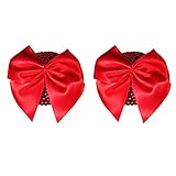 Amosfun 1 Paar Nipple Cover Pailletten Schleife Einweg Nippel Abdeckungen...