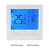 Kabelloses Raumthermostat 9 * 9 * 3 Elektronisches Digitales Thermostat mit LCD-Display...
