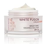 NeverWithout White Fusion - Tagescreme anti-aging mit LSF 30. Aufhellung der Haut,...