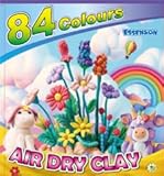 Modelliermasse-Set - 84 Farben Lufttrocknende magische Knete für Kinder, Geschenk für...