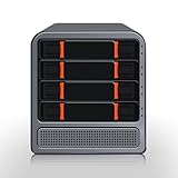 MNBOXCONET NAS Server Systeme Gehäuse 4 Bay with N305 Eight-Core, DDR5 16GB RAM M.2 NVMe...