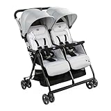 Chicco OHlalà Twin Geschwisterwagen von Geburt bis 15 kg,Kinderwagen für Zwillinge und...