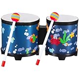 Vaguelly Bongo-Trommeln Anfänger Percussion Bongo-Trommel Trommeln Mit Trommelstock...