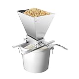 4L Getreidemühle, Profi Edelstahl Flockenquetsche Manuell Hohes Volumen mit 2...