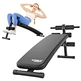 TREX SPORT TX-050B Sit Up Bank klappbar | Schrägbank | Bauchtrainer &...