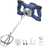 Neu Mörtelrührer, 2100W Betonmischer, Rührwerk Beton with 6 Speed, Quirl Mörtelrührer...