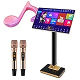 Karaoke-Maschine mit Reverb, Touchscreen-Steuerung, kabelloses Mikrofon,...