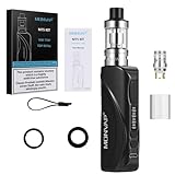 E Zigarette 75W, MONVAP M75 Starter Set 2600mAh Build-in Vape, Top Refill...