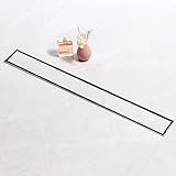 SaniteModar Duschrinne 60cm, Befliesbar Duschrinne mit Siphon Geruchsstop und...