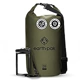 Earth Pak – Wasserdichter Packsack mit Schultergurt und wasserfester Handyhülle –...