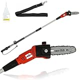 Grizzly Tools Elektro Teleskop Hochentaster EKS 710-20 - Alu Teleskopstiel bis...