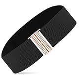 Andibro Breiter elastischer Gürtel für Damen,Stretch Taillengürtel Damenkleid...