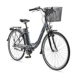 TELEFUNKEN E-Bike Damen 28 Zoll Elektrofahrrad - 3-Gang Shimano Nabenschaltung, Pedelec...