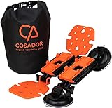 Cosador Universal Markisenhalterung mit Bodenplatten, Saugnäpfen & Aufbewahrungsbeutel...