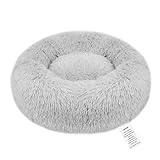 OKPOW Rundes Wolke 7 Hundebett - Waschbar Welpenbett Fuer Kleine Hunde - Flauschig Anti...