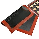 Silikon-Backmatte – Silikon-Backblech | Antihaft-Backmatte | Fiberglas für...