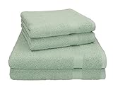 Betz 4-TLG. Handtuch Set Premium 100% Baumwolle 2 Duschtücher Duschtuch Größe...