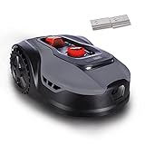 Scheppach Mähroboter RLM500W bis zu 500qm² - inkl. Ersatzmesser | 18cm...