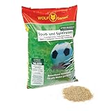 WOLF-Garten Sport- & Spielrasen LG 125 (für 125 m², schnell nutzbar & trittfest,...