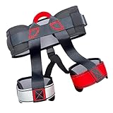 für Baumklettern, Sicherheitsgurt mit verstellbarem Bund und Beinen, Sicherheitsgeschirr...