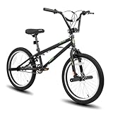 Hiland 20 Zoll BMX, 360° Rotor-System, Freestyle, 4 Stahl Pegs, Kettenschutz, Freilauf...