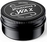 Charlemagne Moustache Wax - Schnurrbart- und Bartwachs - Bartwichse mit echtem...