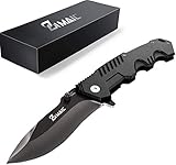 ZIMAIC Klappmesser I Scharfes Taschenmesser I Einhandmesser, Outdoor & Survival Messer mit...