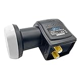ARLI Universal Twin LNB 0.1 dB – 2 Teilnehmer Rauscharm 40 mm Feed...