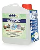AGO® Quart 400 Grünbelag Entferner I Chlorfrei & Säurefrei I 2L Flechten & Algen...