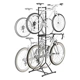 Mimoke Fahrradständer für 4 Fahrräder – freistehend & bohrfrei, höhenverstellbar...