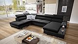 All4All Ecksofa mit Schlaffunktion Picanto 358 cm x 227 cm - Wohnlandschaft...