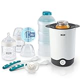 NUK Nature Sense Perfect Starter Babyflaschen Set | 2 (150 ml, 0-6M) Anti-Kolik...