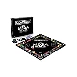 Winning Moves - Monopoly - Mega Black Edition - Gesellschaftsspiel für Erwachsene und...