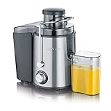 SEVERIN Entsafter, geräuscharme Saftmaschine für vitaminreiche Obst- und Gemüsesäfte,...