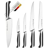 GROSSMAN® Set 5 st. ON - OREGANO | Kochmesser| Tranchiermesser | Brotmesser | Obst- &...