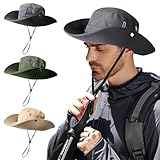TAGVO Regenhut für Damen Herren，Wasserdichter Faltbar Bucket Hat UV-Schutz...