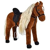 Pink Papaya Stehpferd zum draufsitzen | 75cm Spielpferd zum Reiten Bella | Pferd zum...