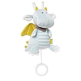 Fehn 065015 Spieluhr Drache – Aufzieh-Spieluhr mit herausnehmbarem Spielwerk – Melodie...